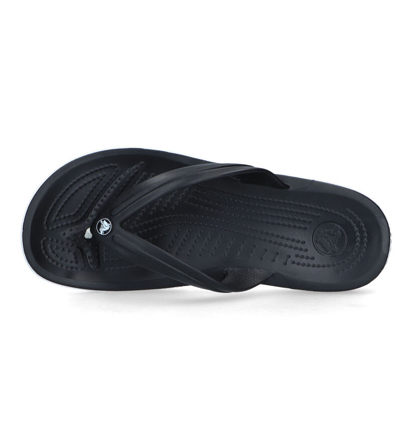 Crocs Crocband Flip Zwarte Teenslippers in kunststof (324171)