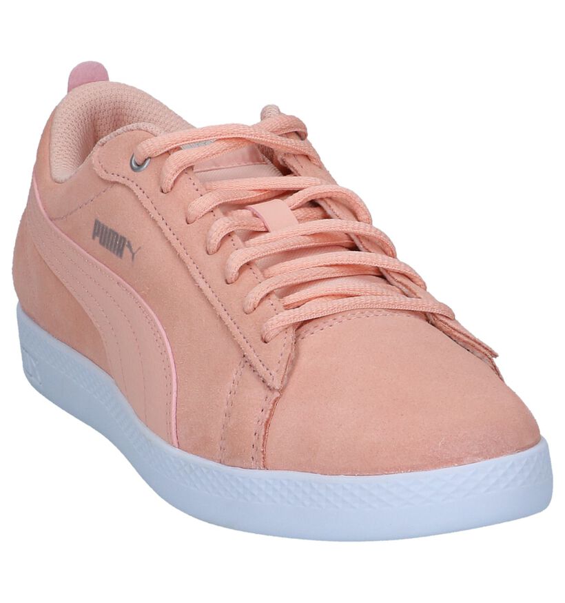 Zalmroze Sneakers Puma Smash in daim (239362)