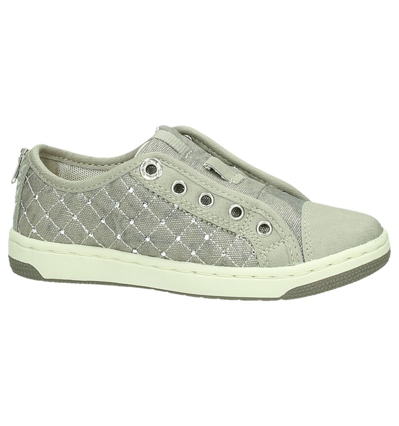 Geox Baskets slip-on en Gris en textile (170552)