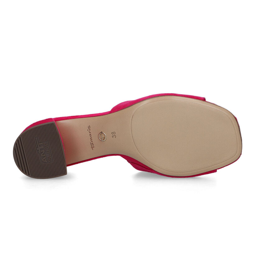 Tamaris Nu-pieds à talons en Rose fuchsia pour femmes (322247)