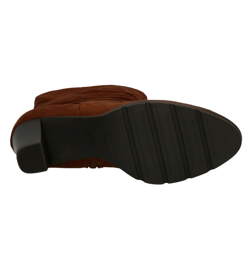Marco Tozzi Cognac Laarzen in nubuck (257255)