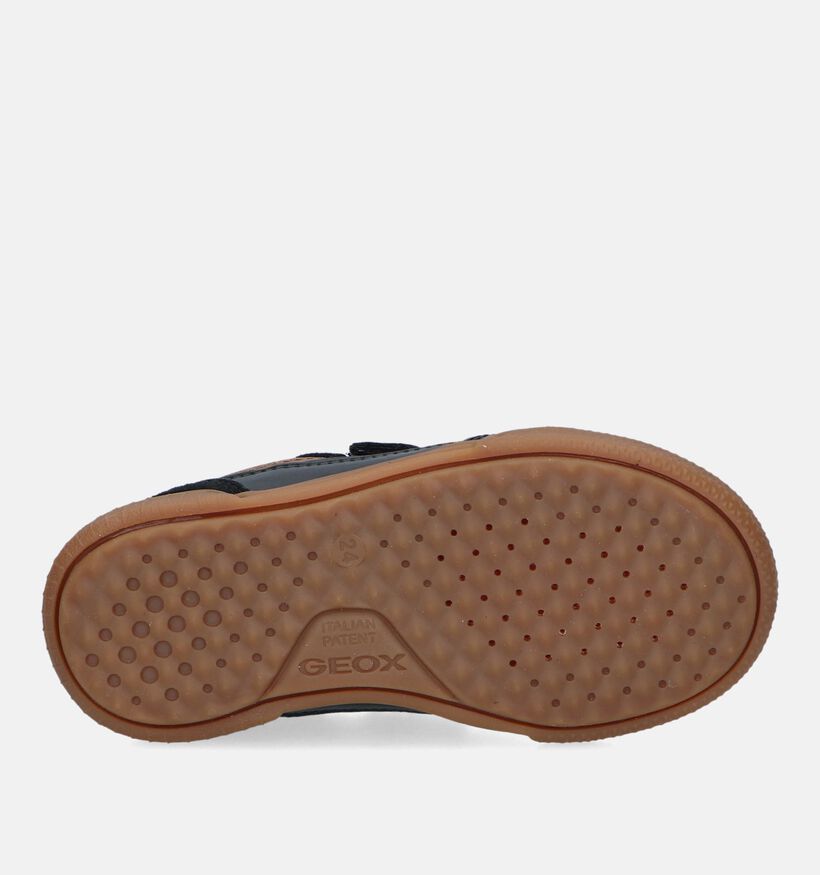 Geox Poseido Chaussures à velcro en Noir pour garçons (330066) - pour semelles orthopédiques