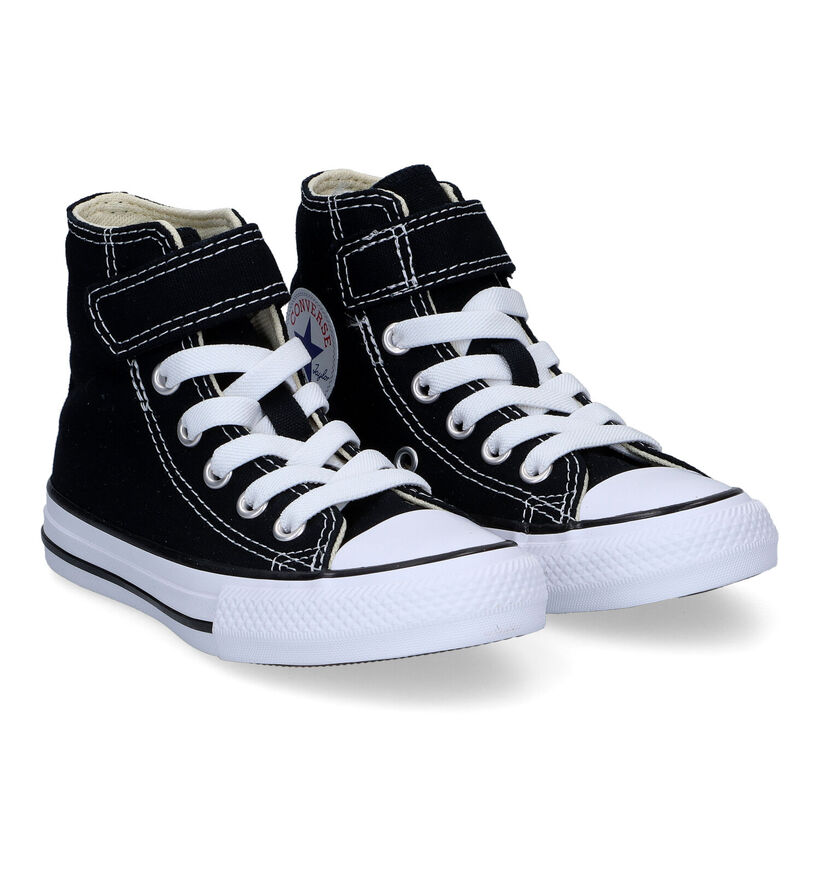 Converse Chuck Taylor All Star 1V Easy On Baskets en Noir pour garçons (325489)