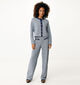 Mexx Pantalon jaquard knit en Bleu pour femmes (353227)
