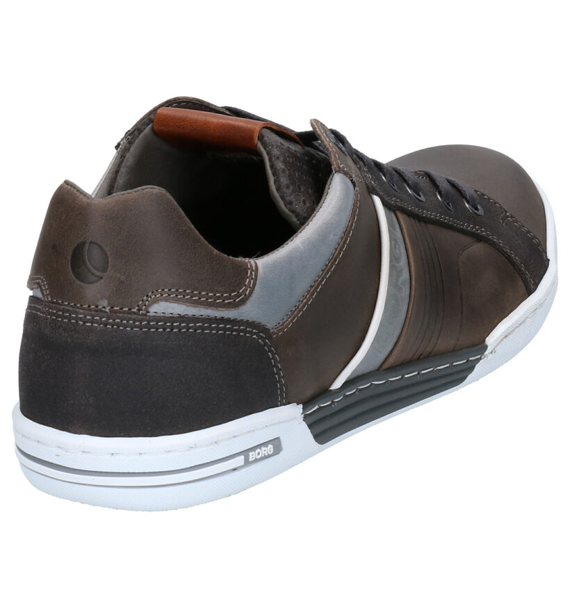 Björn Borg Coltrane Cognac Veterschoenen in leer (266972)