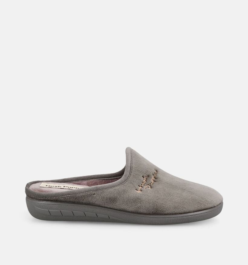 Hush Puppies Del Pantoufles ouvertes en Gris pour femmes (377678)