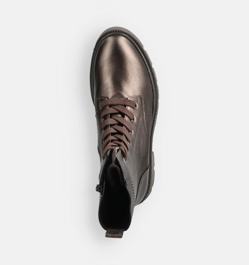 Gabor Boots à lacets en Marron pour femmes (363136) - pour semelles orthopédiques