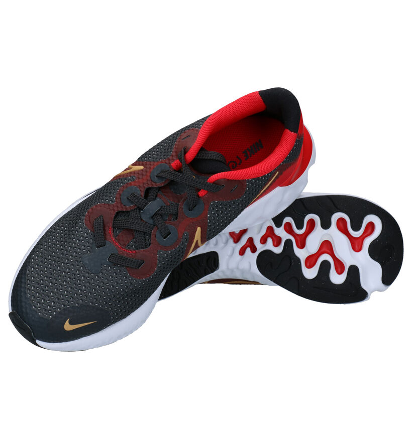 Nike Renew Run Baskets en Noir en textile (283809)