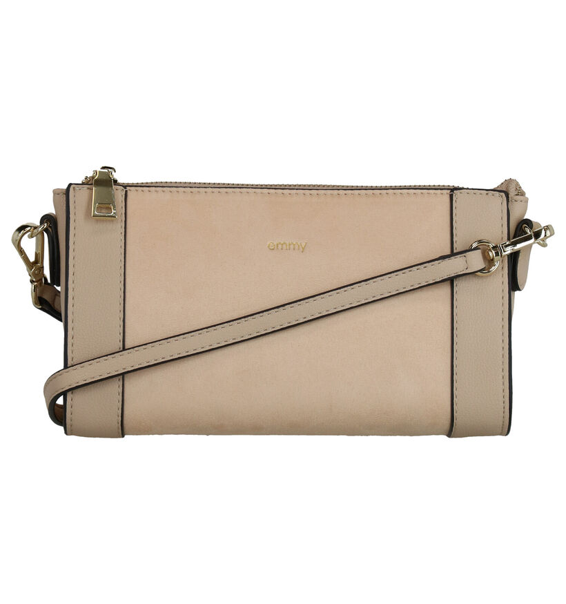 Emmy Wieleman Papaya Beige Crossbody Tas in kunstleer (271787)