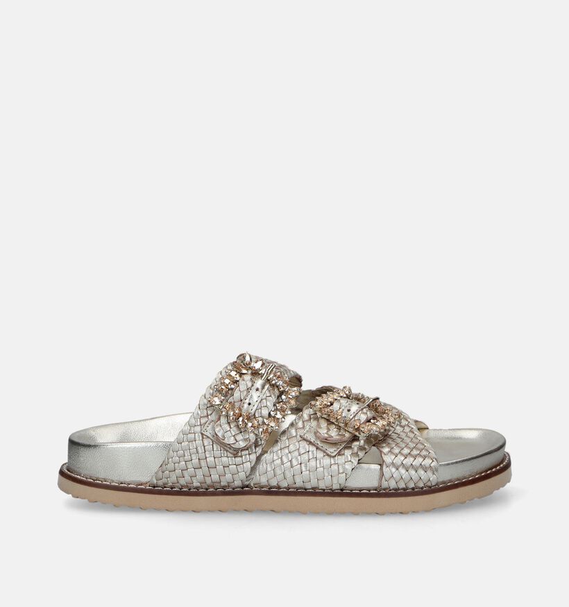Inuovo Gouden Metallic Slippers voor dames (341524)