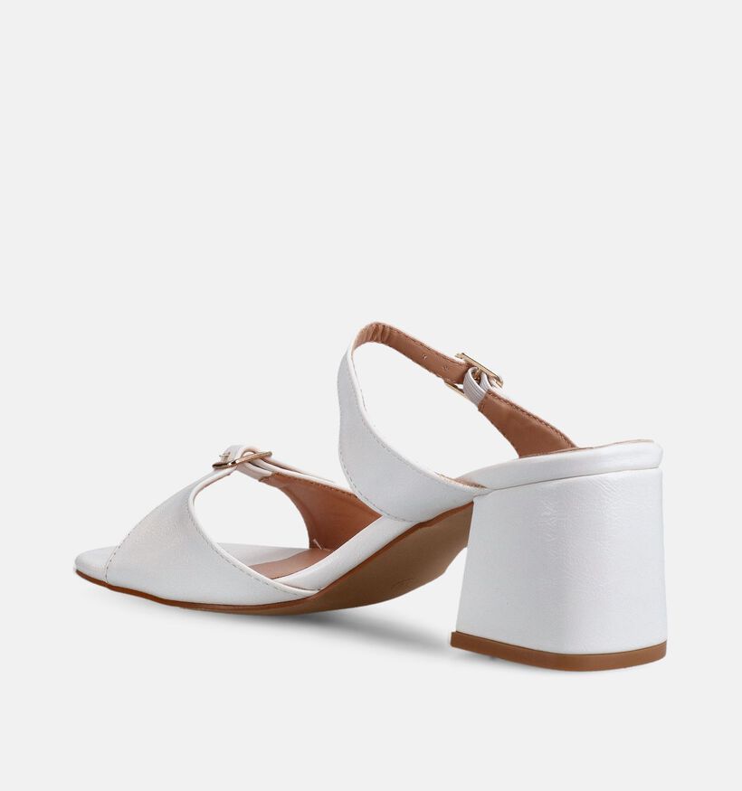 Joyce x me Witte Slippers met hak voor dames (373223)