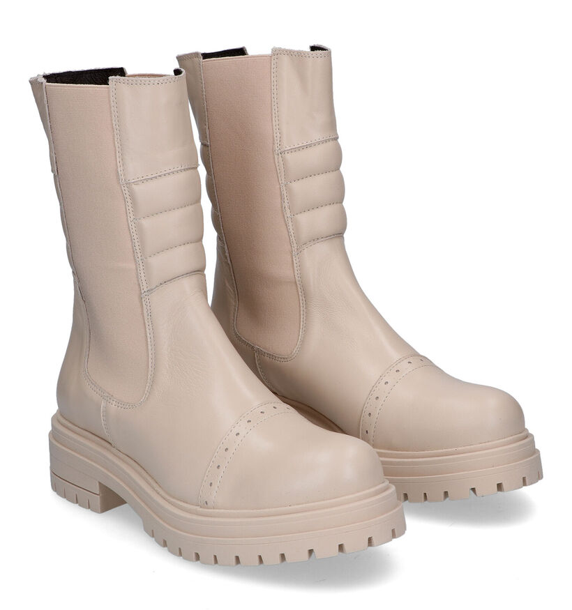 March23 Showpiece Chelsea Boots en Beige pour femmes (296571)