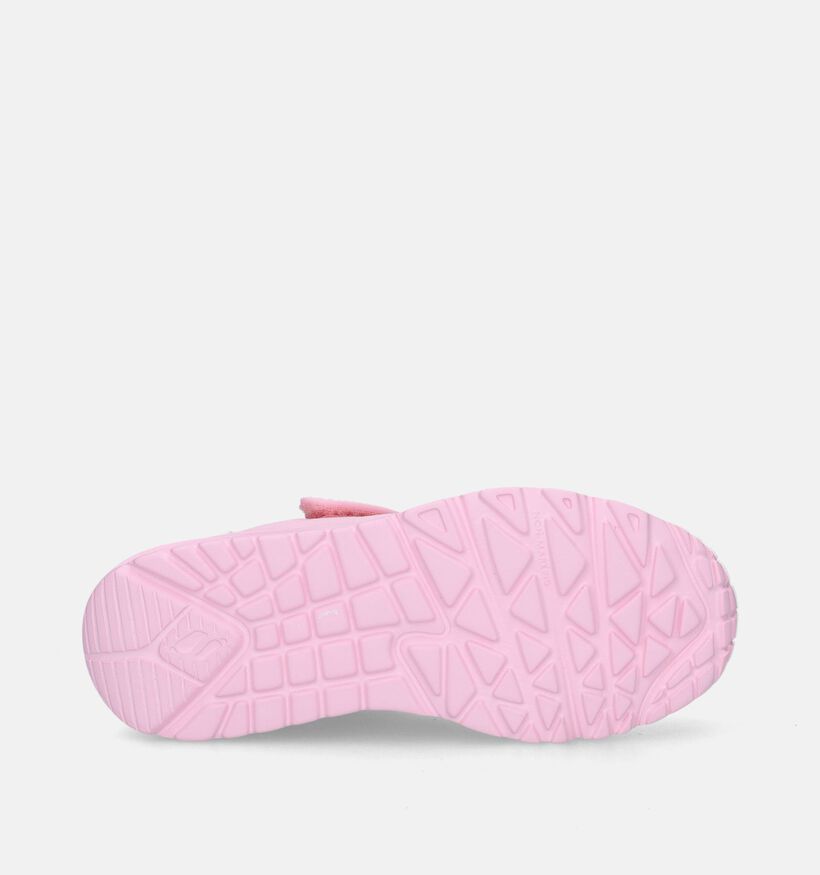 Skechers Lite Frosty Vibe Baskets en Rose pour filles (341338)