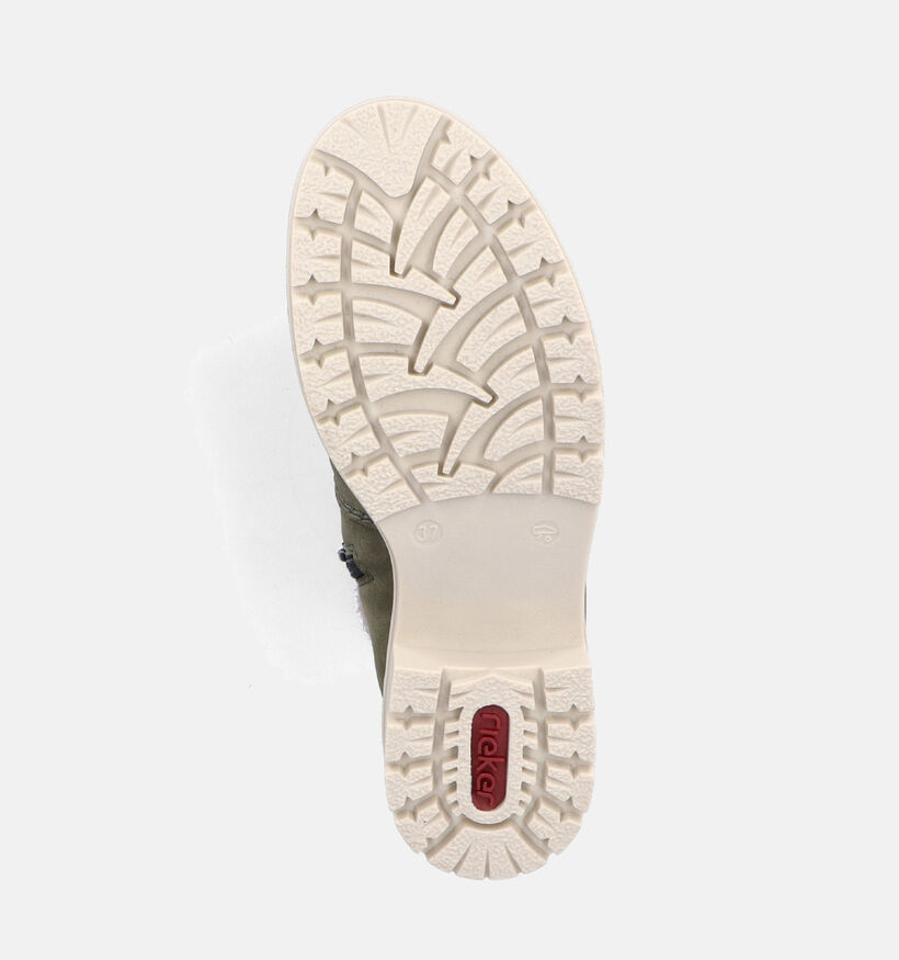 Rieker Kaki Waterdichte bottines voor dames (347420)