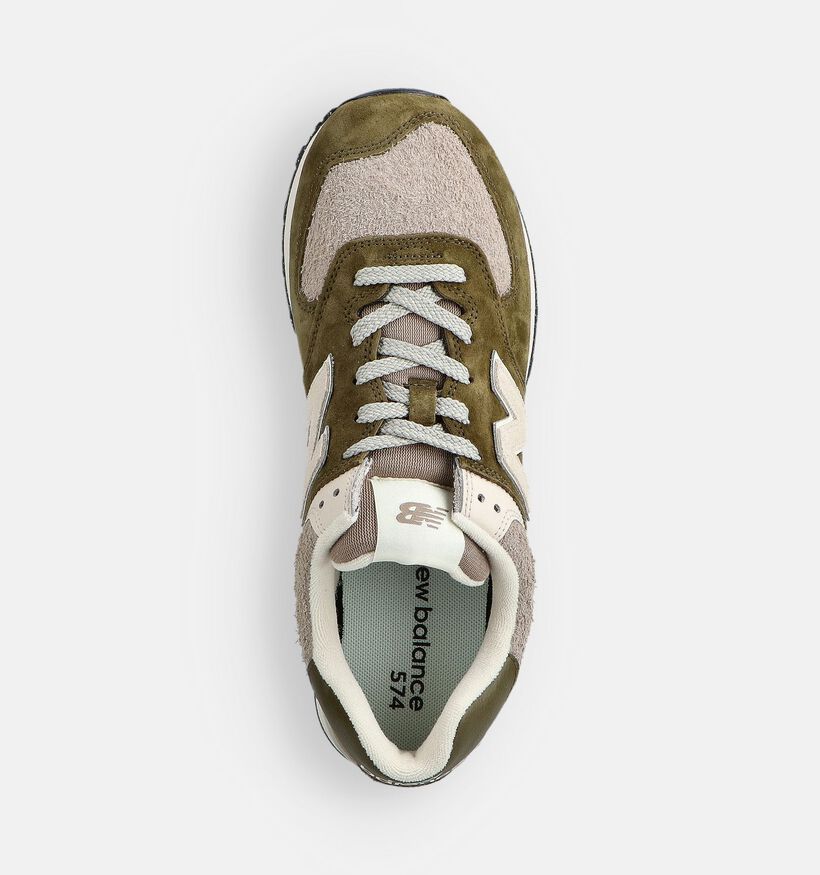 New Balance 574 Groene Sneakers voor heren (358635) - geschikt voor steunzolen