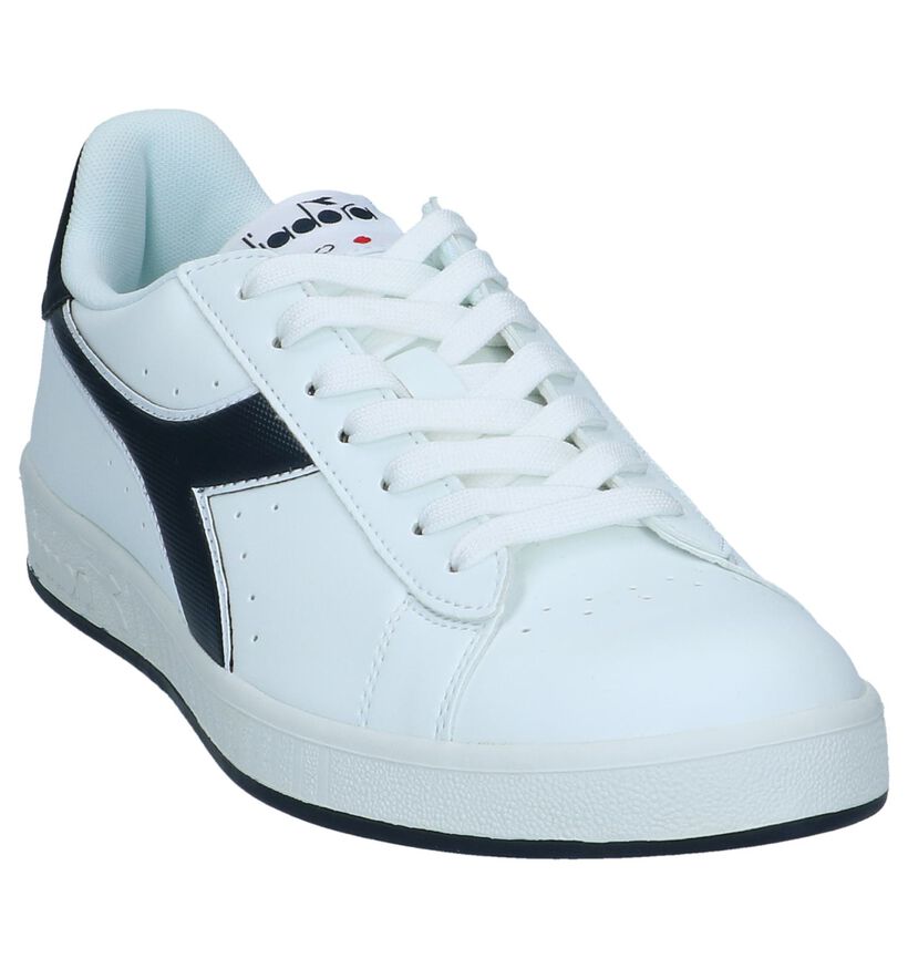 Diadora Game P Witte Sneakers in kunstleer (267972)
