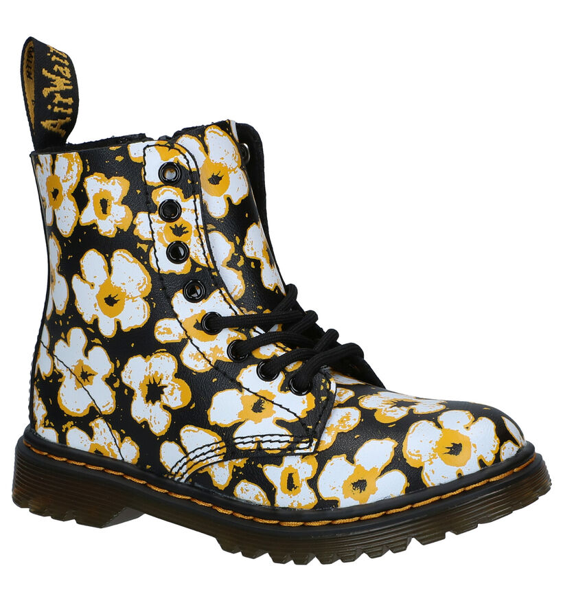 Dr Martens 1460 Pascal J Zilveren Boots in leer (294391)