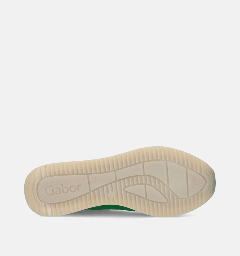 Gabor Best Fitting Groene Sneakers voor dames (336230) - geschikt voor steunzolen