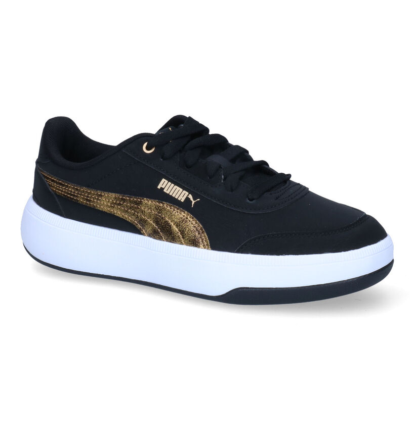 Puma Tori Raw Metallics Zwarte Sneakers in kunststof (301383)