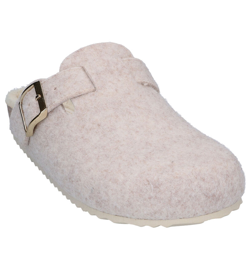 Geox Pantoufles ouvertes en Gris foncé pour femmes (301078)