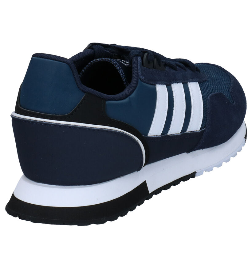 adidas 8K Blauwe Sneakers in leer (290825)