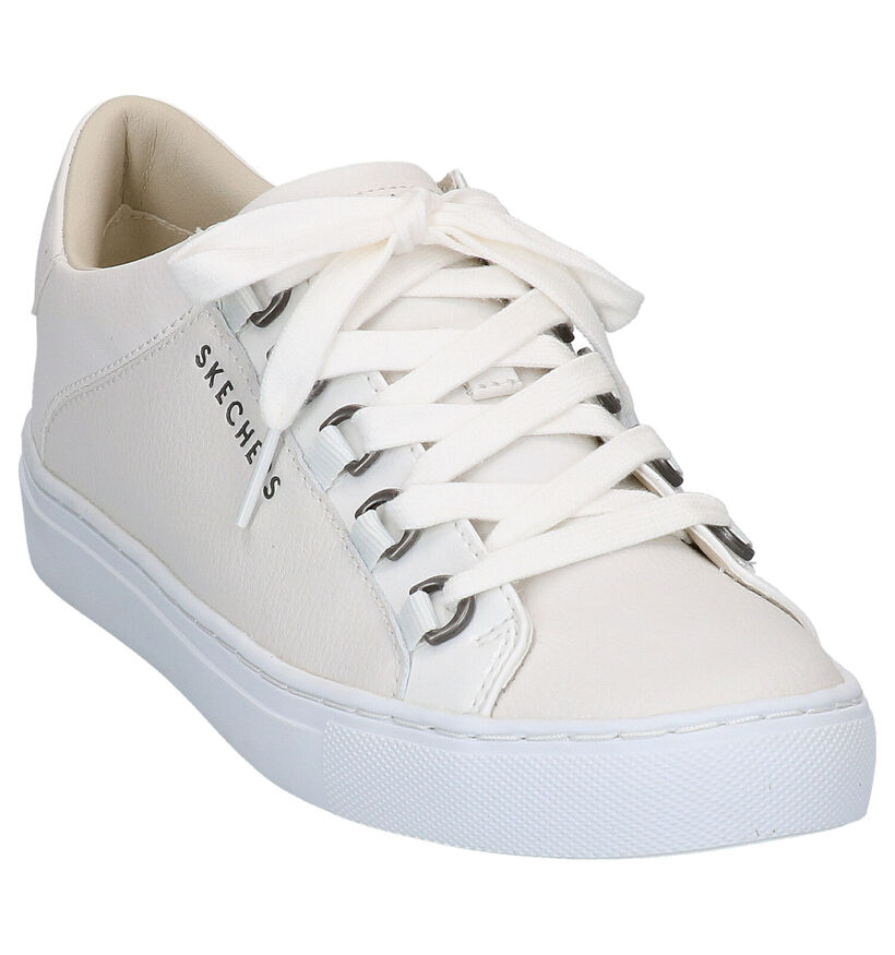 Skechers Side Street Chaussures à lacets en Blanc en simili cuir (291997)