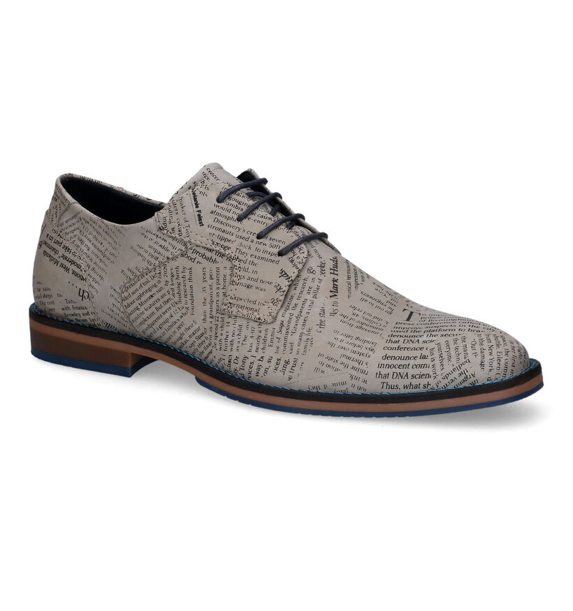 Bullboxer Chaussures classiques en Taupe pour hommes (313090) - pour semelles orthopédiques