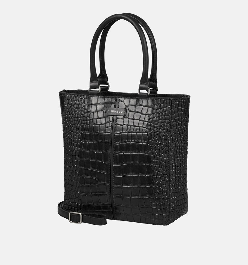 Burkely Colbie Zwarte Croco Shopper voor dames (362991)