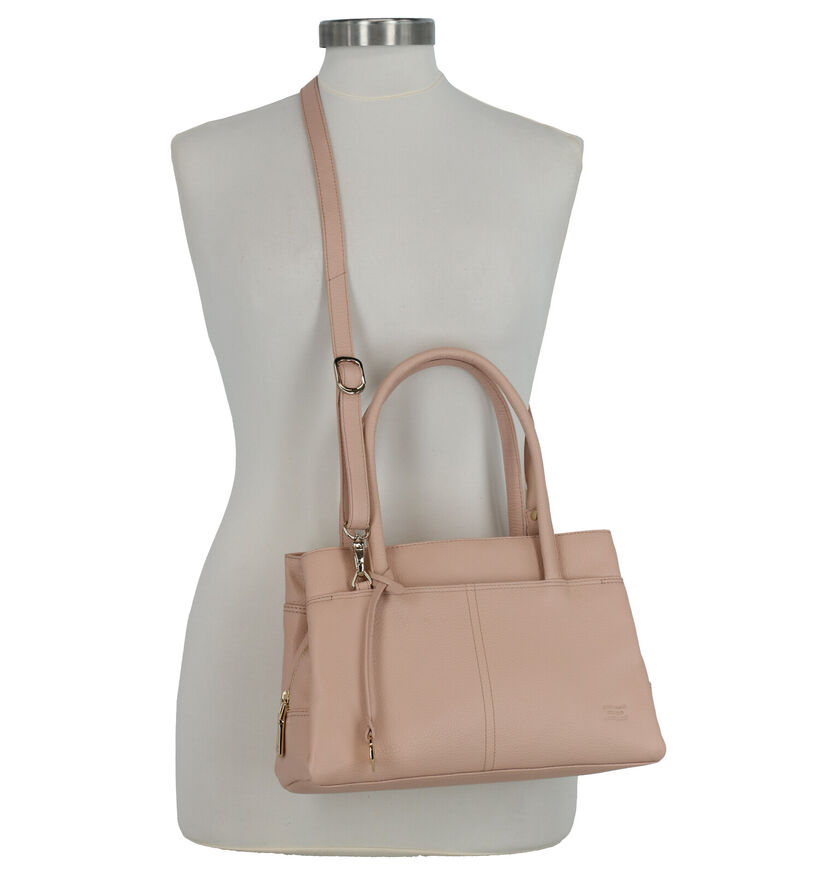 Crinkles Lila Handtas in leer (295303)