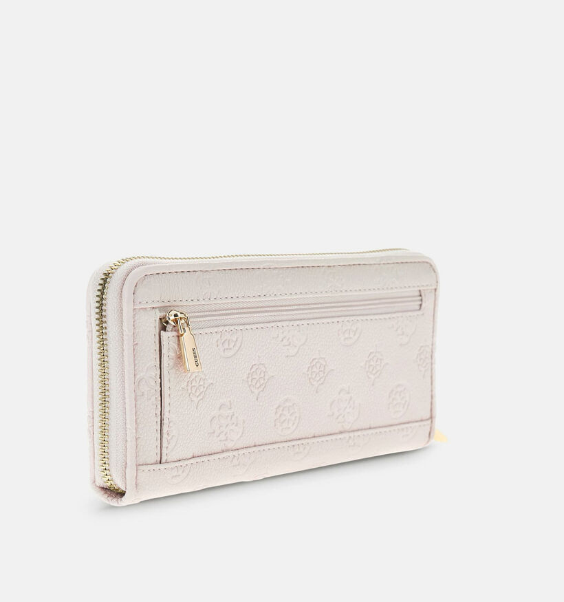 Guess Stone Logo Ecru Ritsportemonnee voor dames (372411)