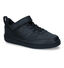 Nike Court Borough Zwarte Sneakers in kunstleer (302143)