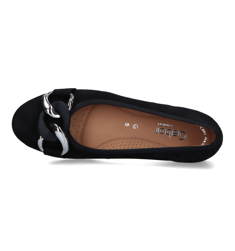 Gabor Easy Walking Zwarte Ballerina's voor dames (323119)