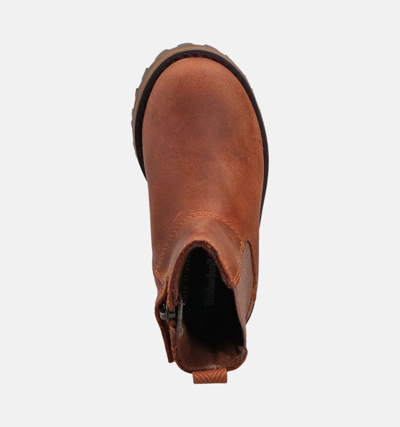 Timberland Courma Kid Chelsea Bottines Chelsea en Marron pour filles, gar&ccedil;ons (377350) - pour semelles orthop&eacute;diques