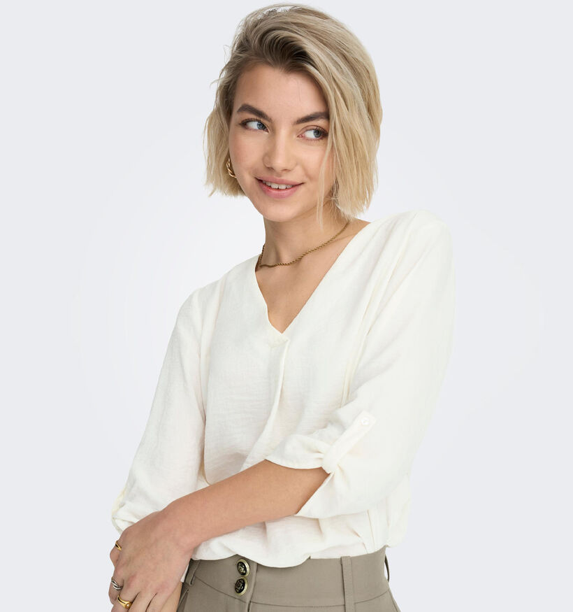 JDY Divya Blouse en Blanc pour femmes (351359)