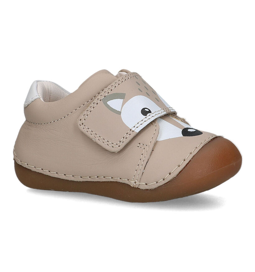 Geox Tutim Chaussures pour bébé en Beige en cuir (320636)