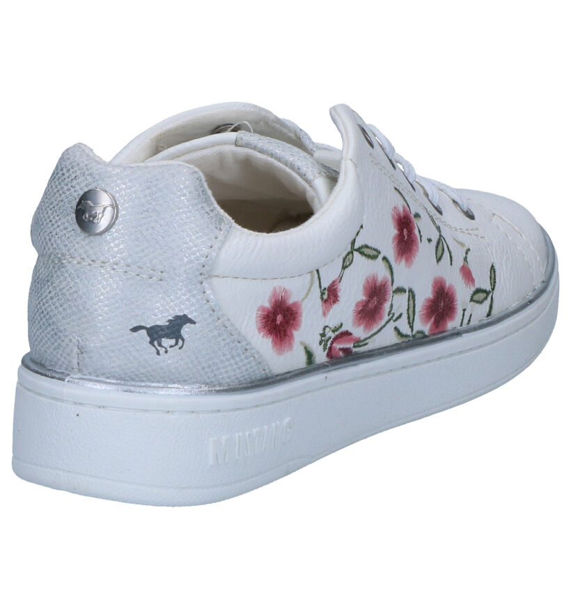 Mustang Witte Sneakers in kunstleer (266484)