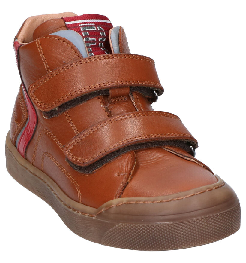 FR by Romagnoli Baskets hautes en Cognac en cuir (255599)