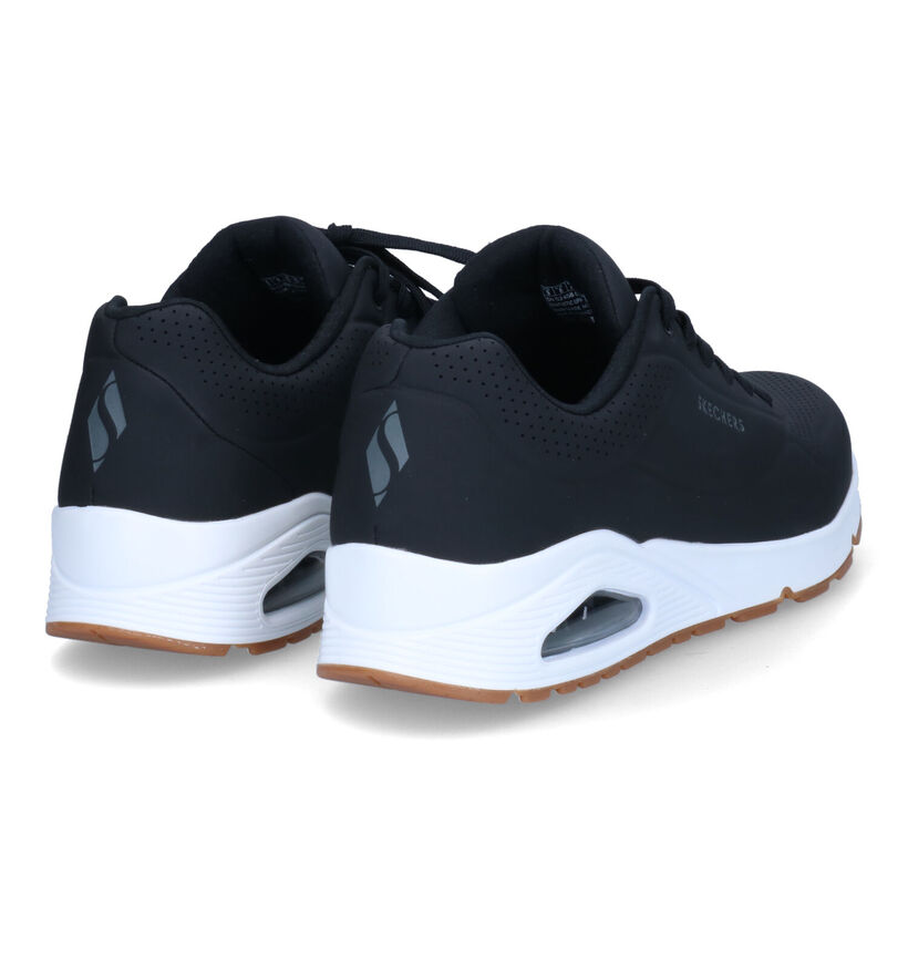 Skechers Uno Stand On Air Zwarte Sneakers voor heren (350318) - geschikt voor steunzolen