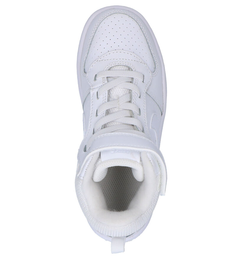 Nike Court Borough Zwarte Sneakers in kunstleer (293612)