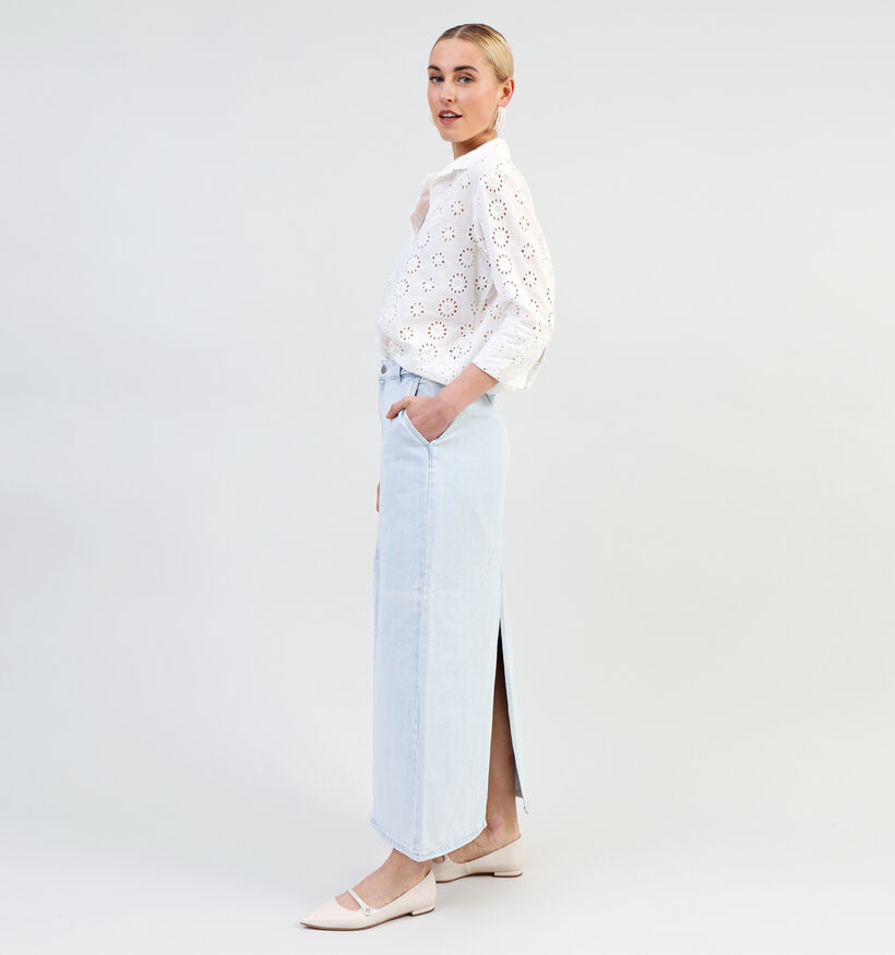 Vila Kira Jupe en jeans en Bleu pour femmes (337663)