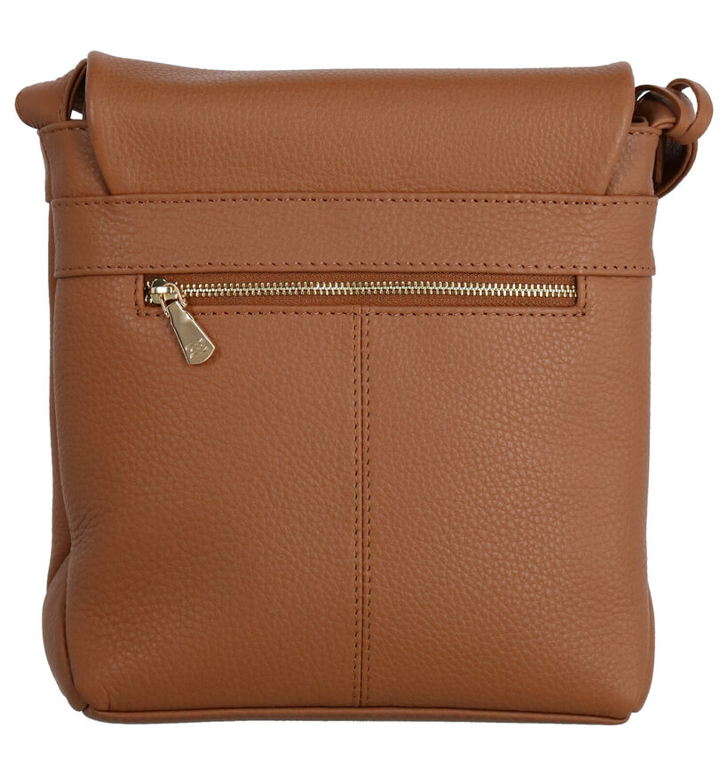 Crinkles Cognac Crossbody tas voor dames (349846)