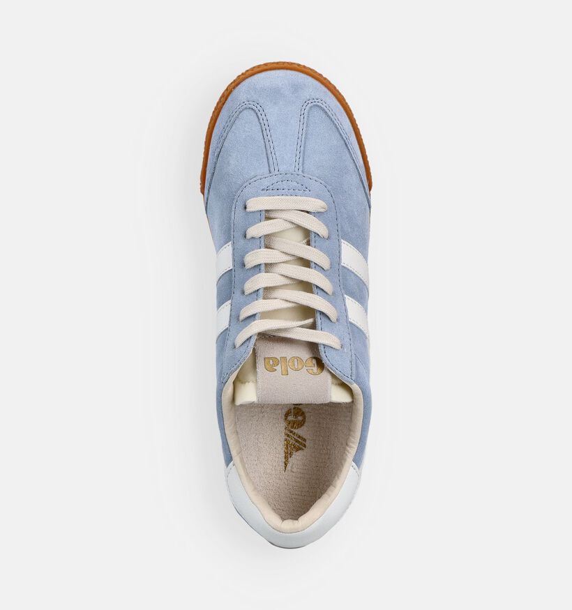 Gola Elan Baskets en Bleu clair pour femmes (368468) - pour semelles orthop&eacute;diques