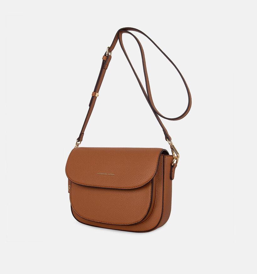 Laurent David Cognac Crossbodytas voor dames (381558)