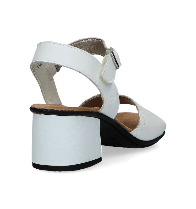 Rieker Witte Sandalen voor dames (323648)