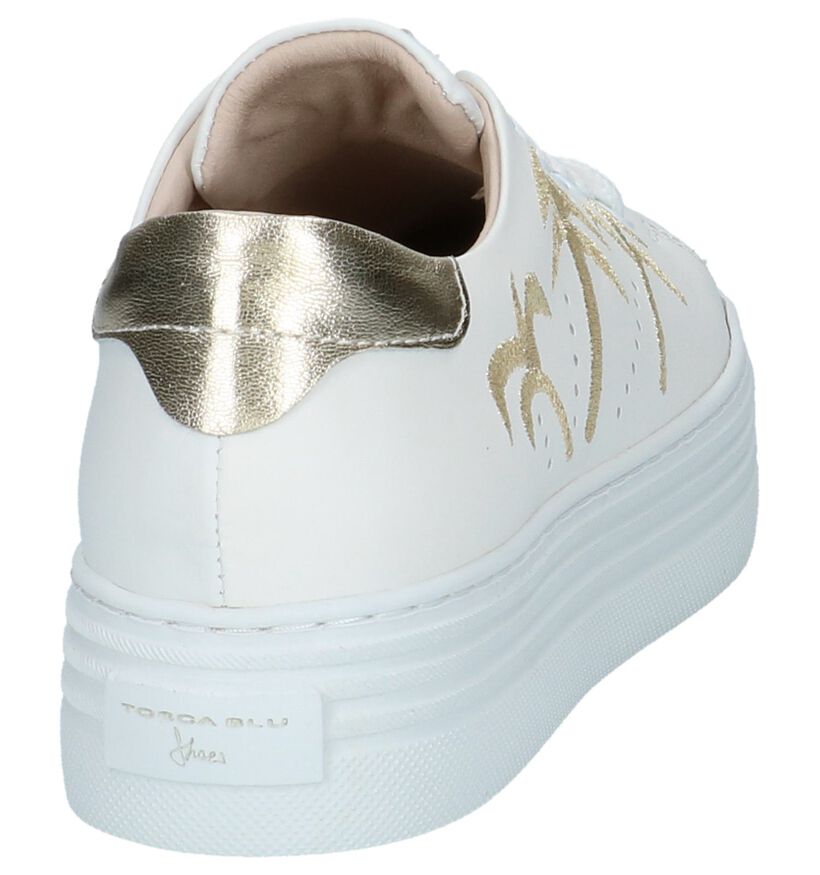 Tosca Blu Baskets basses en Blanc en cuir (214137)