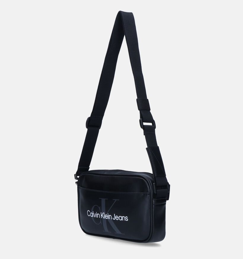 Calvin Klein Monogram Sac porté croisé en Noir pour femmes (330690)