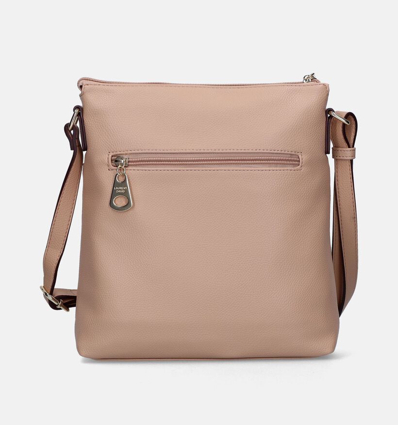 Laurent David Nos 005 Sac porté croisé en Beige pour femmes (337074)