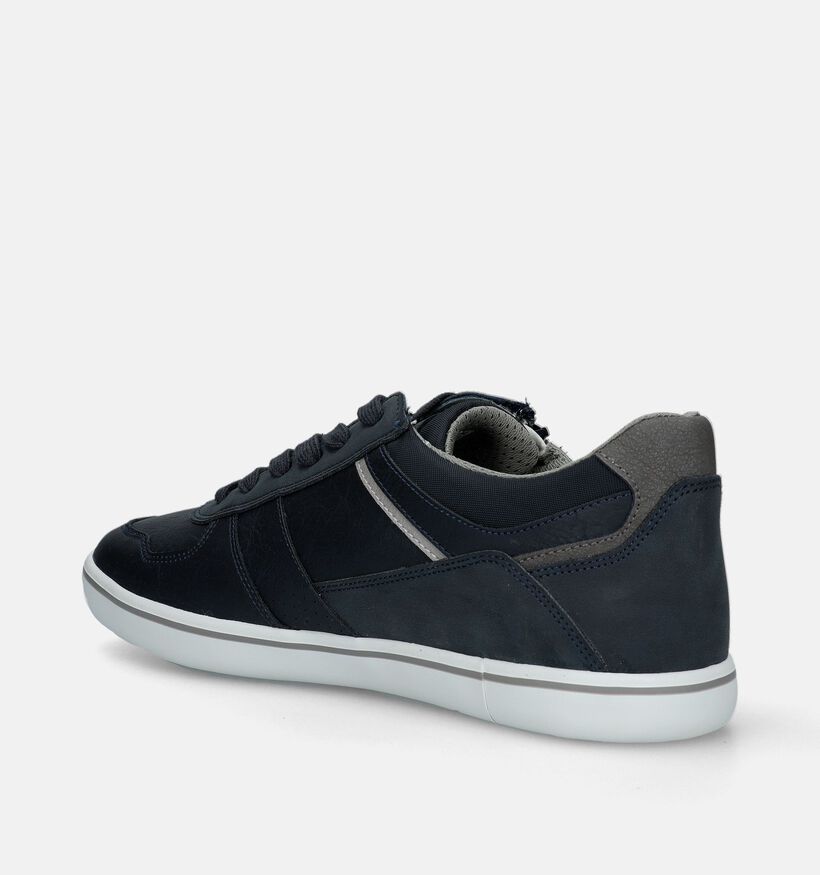 Geox Bruine Sneakers met Veter en Rits voor heren (360100) - geschikt voor steunzolen