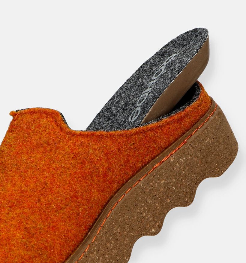 Rohde Foggia Oranje Pantoffels voor steunzolen voor dames (349319) - geschikt voor steunzolen