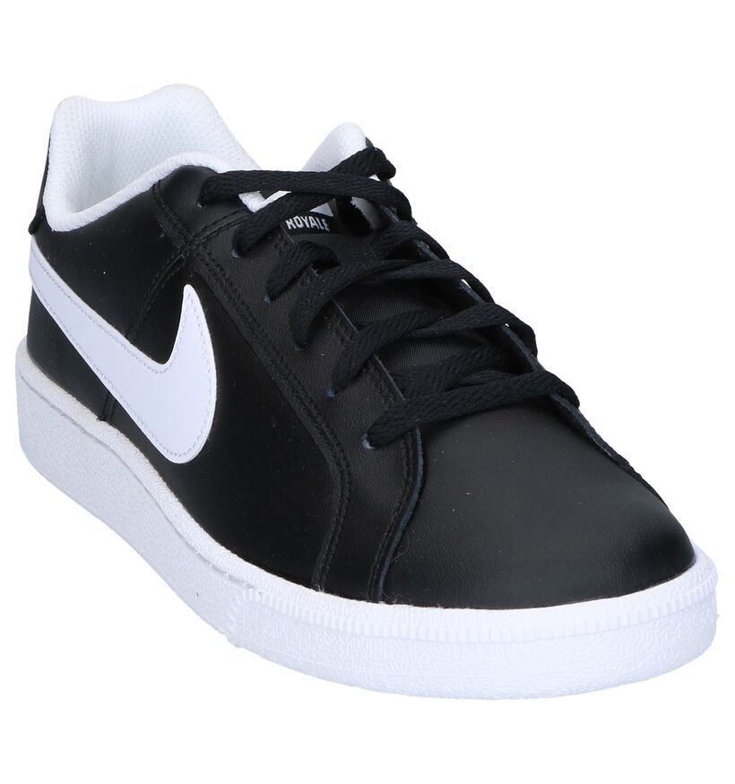 Nike Court Royale Baskets en Blanc en cuir (262194)